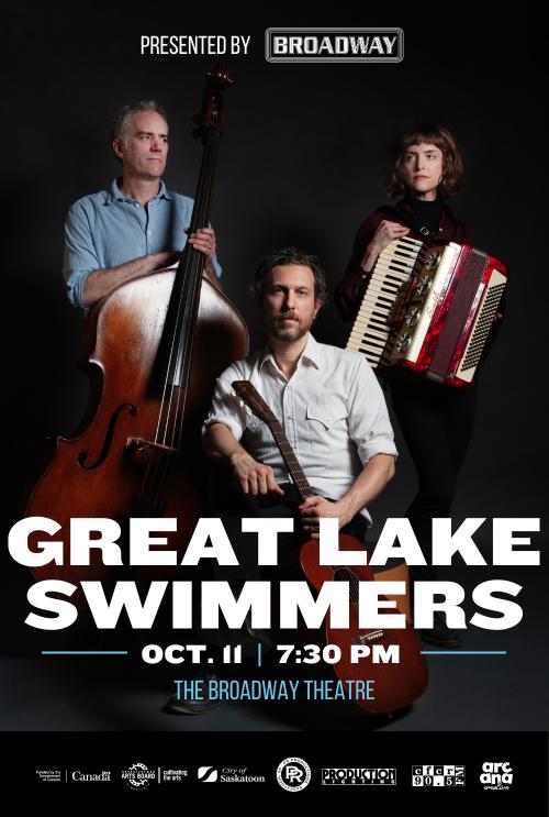 Poster for Great Lake Swimmers w/ Abigail Lapell