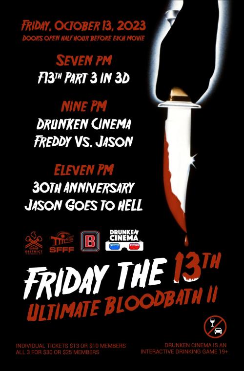 Poster for F13 Ultimate Bloodbath II  (Triple Feature Pass)