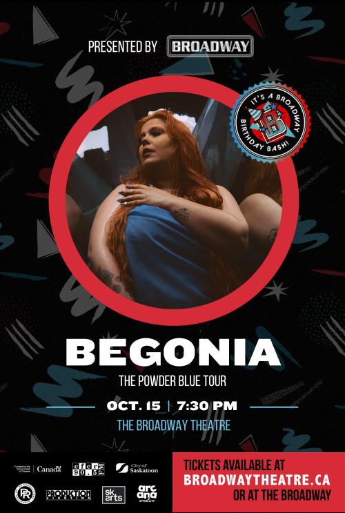 Poster for Begonia: The Powder Blue Tour