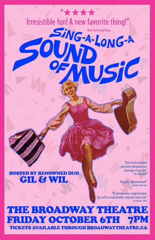 Poster for Sing-Along Sound of Music! 