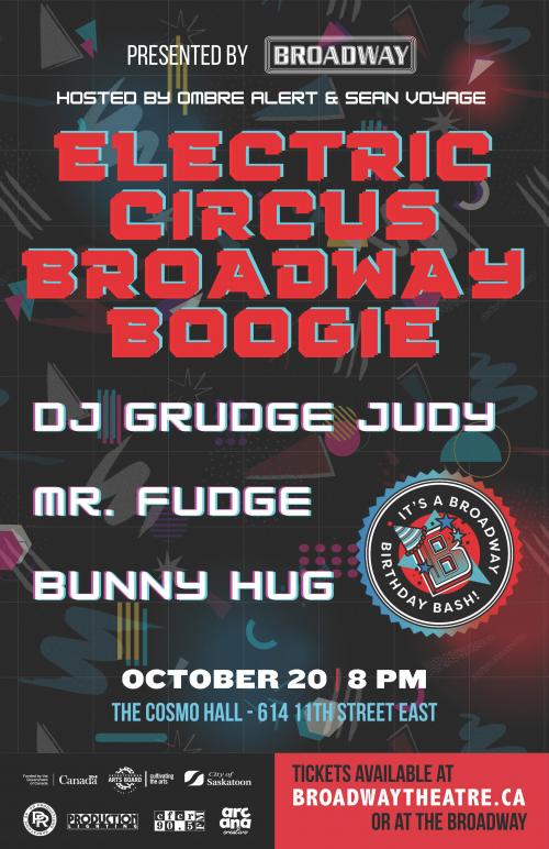 Poster for Electric Circus Broadway Boogie!