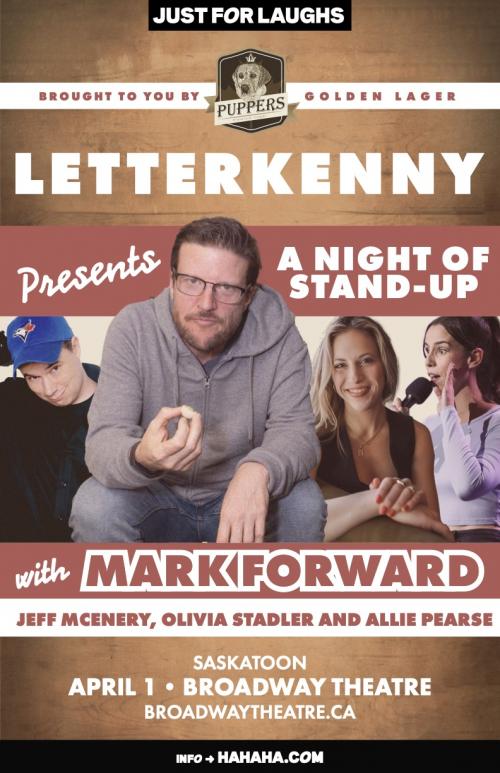 Poster for LETTERKENNY Presents: A Night of Stand-Up
