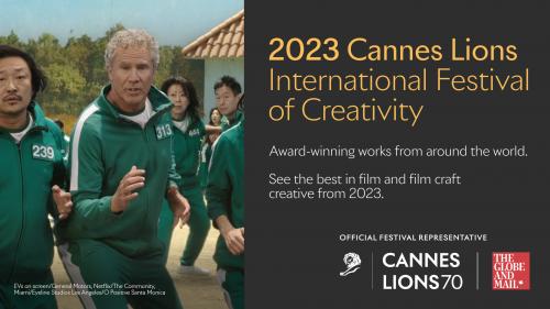 Poster for Cannes Lions International Festival of Creativity 2023