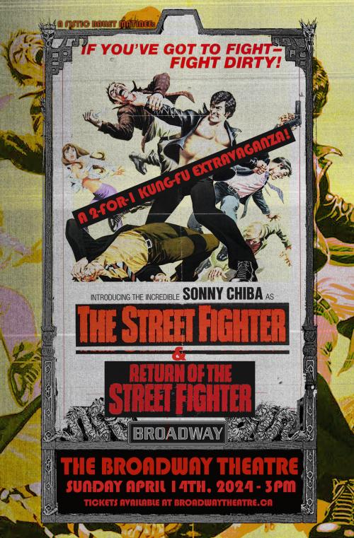 Poster for Street Fighter 2-for-1 Double Feature! (Fistic Ballet Matinee)
