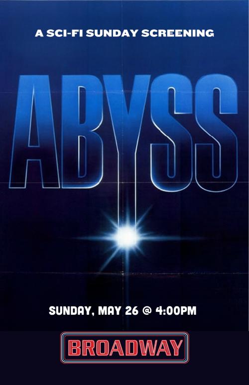 Poster for Sci-Fi Sunday: The Abyss