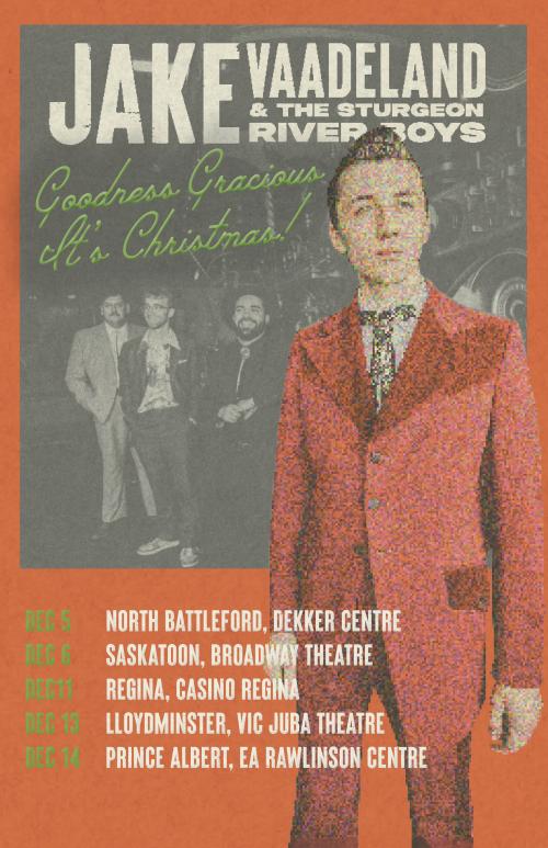 Poster for Jake Vaadeland & the Sturgeon River Boys: Goodness Gracious, It's Christmas!