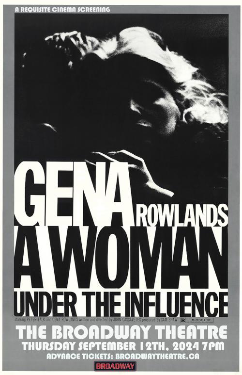 Poster for A Woman Under the Influence (Requsite Cinema)