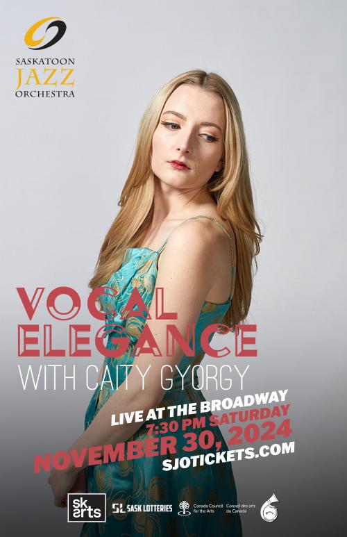 Poster for Vocal Elegance Ft. Two Time Juno Award-Winning Vocalist Caity Gyorgy 