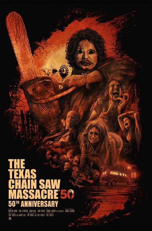 Poster for THE TEXAS CHAIN SAW MASSACRE 50TH ANNIVERSARY SCREENING (SFFF 2024)