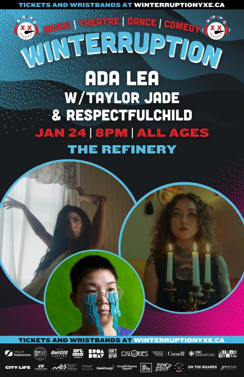 Poster for Ada Lea w/ Taylor Jade and respectfulchild (Winterruption 2025)