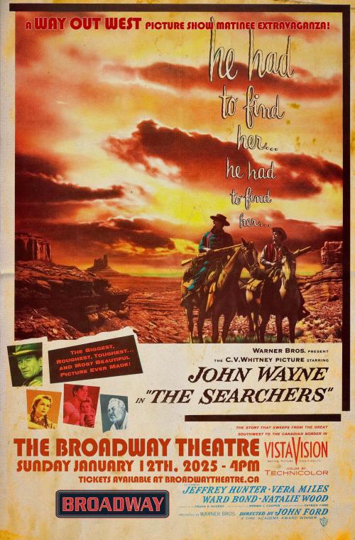 Poster for The Searchers (A Way Out West Matinee!)