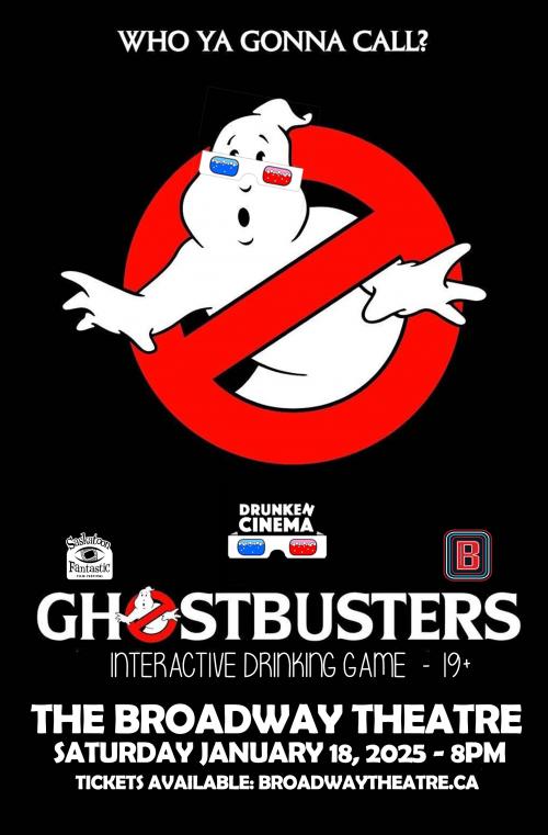 Poster for Ghostbusters  (Drunken Cinema - 19+)