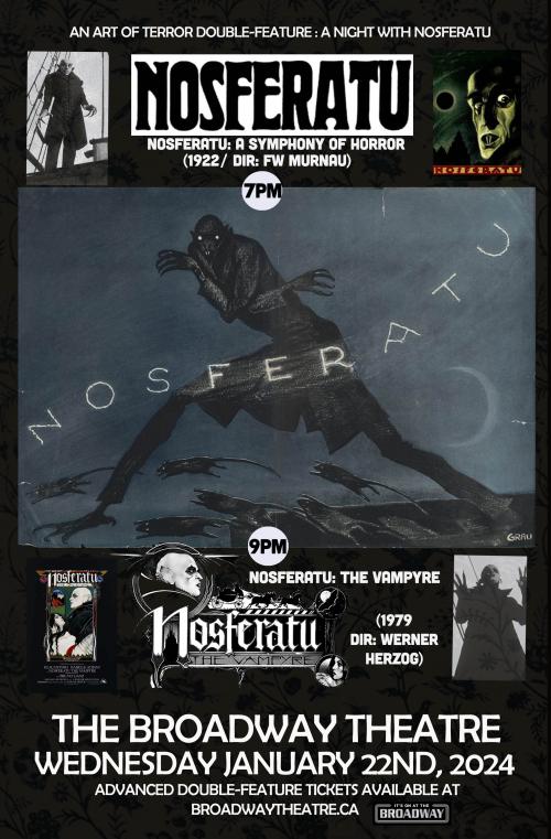 Poster for Nosferatu (1922) (Art of Terror - A Night with Nosferatu Double Feature  Pt 1)