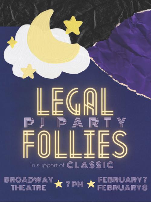 Poster for Legal Follies: PJ PARTY