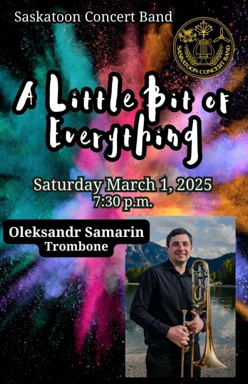 Poster for Saskatoon Concert Band: A Little Bit of Everything