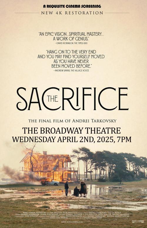 Poster for The Sacrifice (A Requisite Cinema Screening)