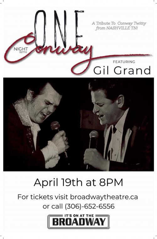 Poster for One Night with Conway featuring Gil Grand