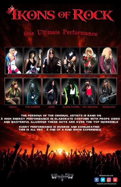 Poster for  Simply the Best Talent presents: IKONS OF ROCK