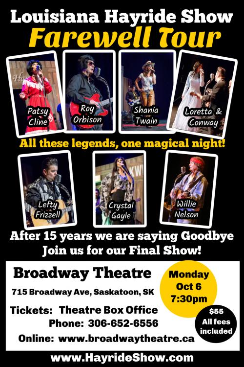Poster for Louisiana Hayride Show: Farewell Tour