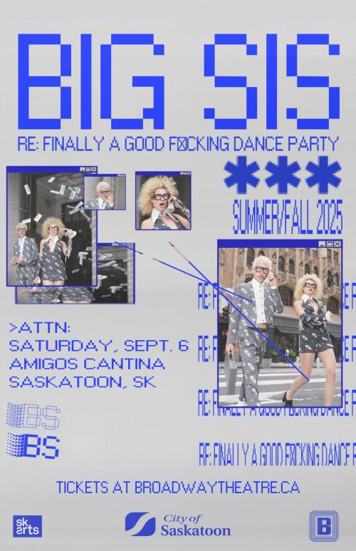 Poster for BIG SIS: FINALLY A GOOD F*CKING DANCE PARTY - AT Amigos Cantina 19+