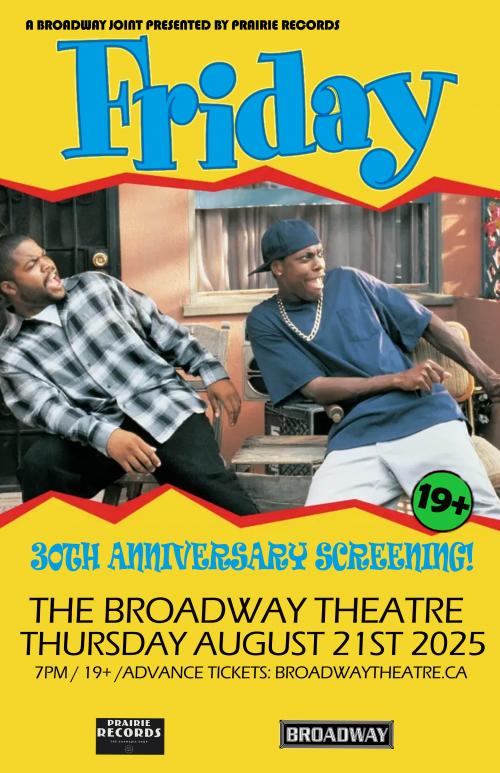 Poster for Friday - A 30th Anniversary Broadway Joint brought to you by Prairie Records! 