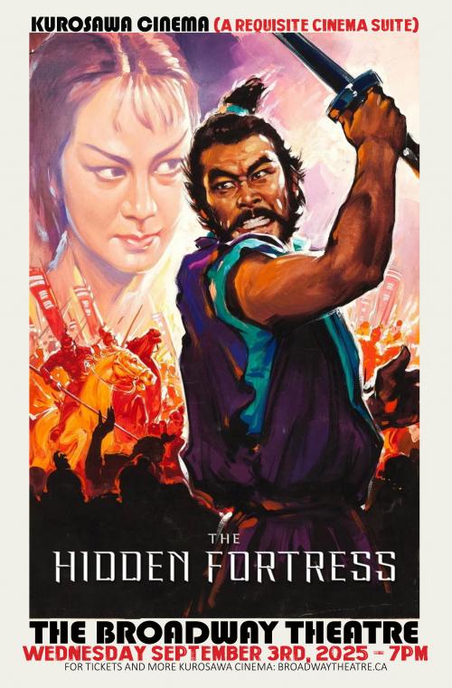Poster for The Hidden Fortress - 2025 Restoration - Kurosawa Cinema