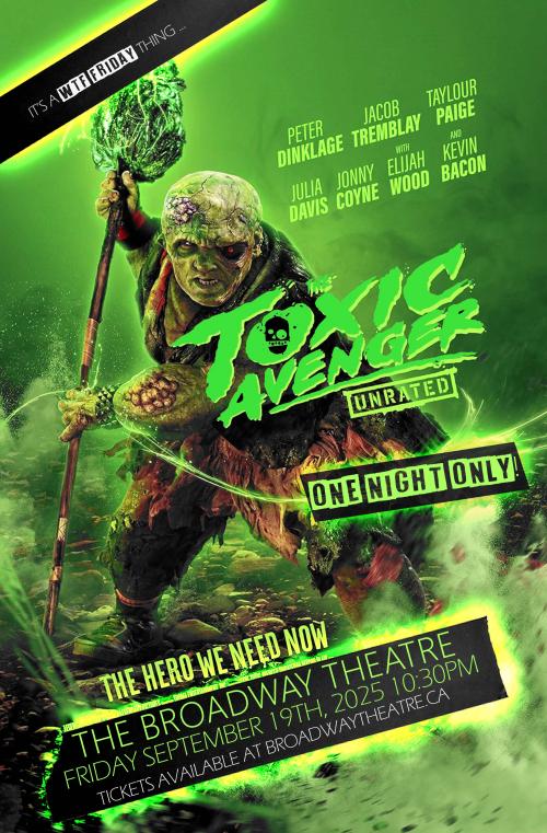 Poster for The Toxic Avenger (WTF Friday)