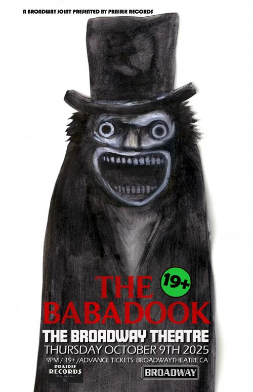 Poster for The Babadook  - A Broadway Joint screening brought to you by Prairie Records!