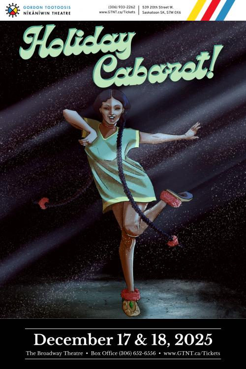 Poster for GTNT’s Holiday Cabaret with Special Musical Guest Donny Parenteau & Band