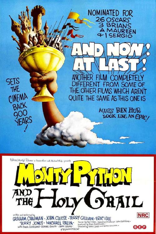 Poster for Monty Python and the Holy Grail - 50th anniversary screening! (SFFF 2025) 