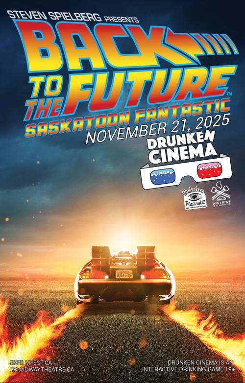 Poster for Drunken Cinema: Back to the Future (SFFF 2025) 19+