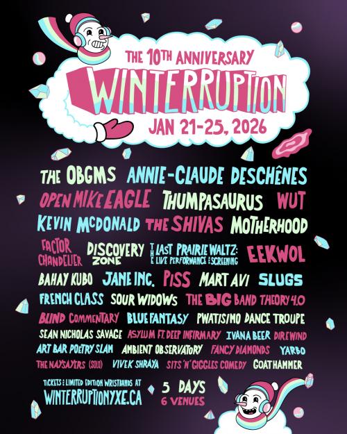 Poster for SNOW LIMITS All Access Festival Wristband  (Winterruption YXE 2026)