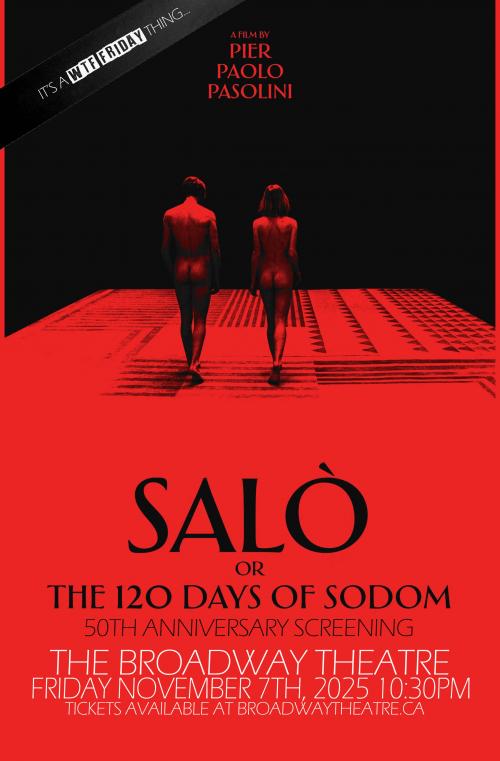 Poster for Salò, or The 120 Days of Sodom (a WTF Friday 50th Anniversary)