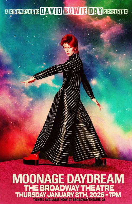 Poster for Moonage Daydream - A David Bowie Day screening!