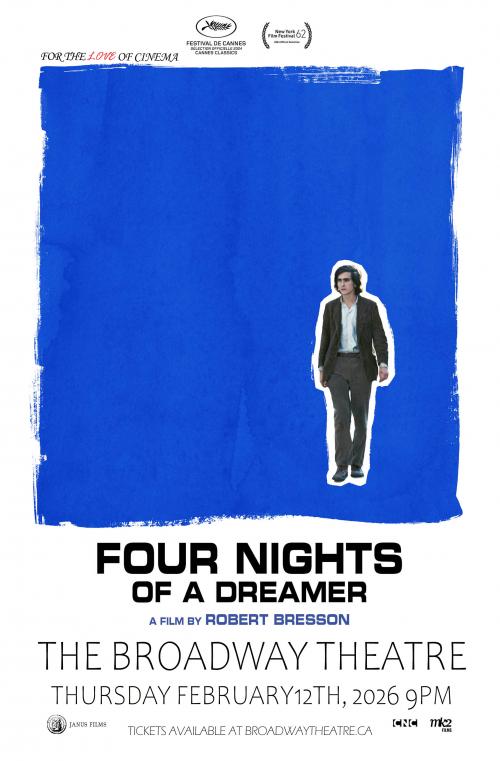 Poster for Four Nights of a Dreamer (Requisite Cinema Valentine week special)