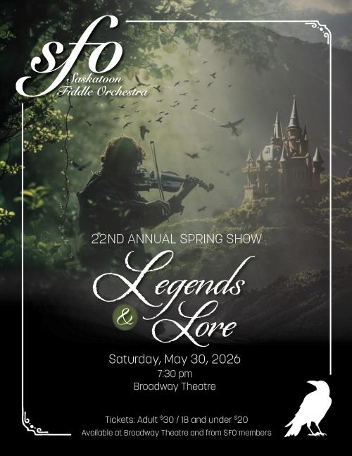 Poster for SFO’s 22nd Annual Legends & Lore Spring Show