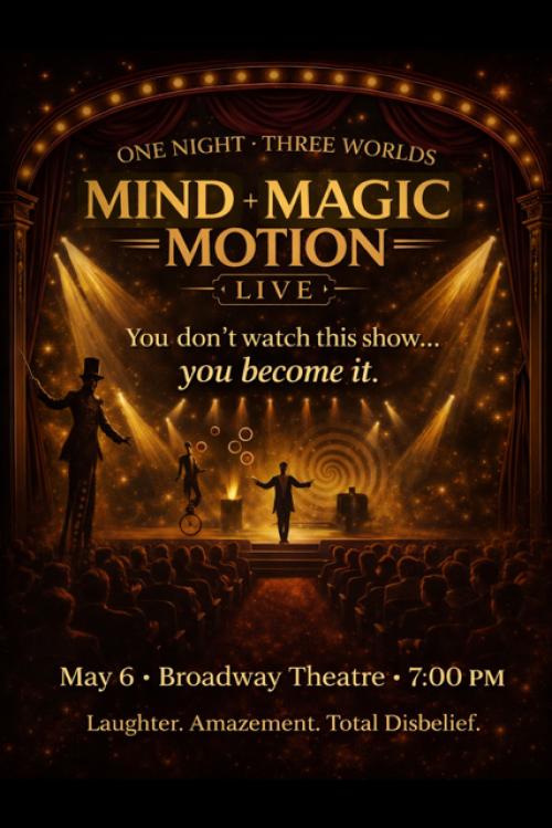 Poster for Mind Magic Motion Live 