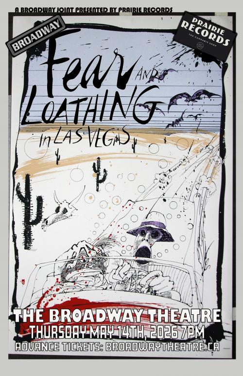 Poster for Fear and Loathing in Las Vegas (A Broadway Joint brought to you by Prairie Records)