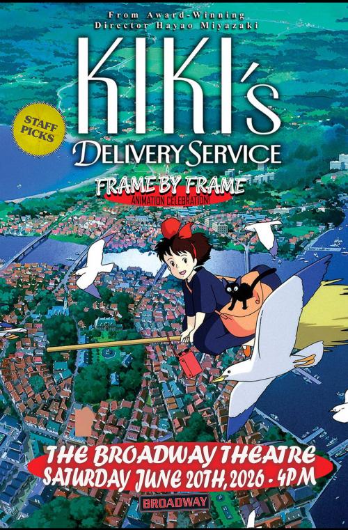 Poster for KiKi's Delivery Service - New Gkids Restoration! (A Frame By Frame Animation Celebration)