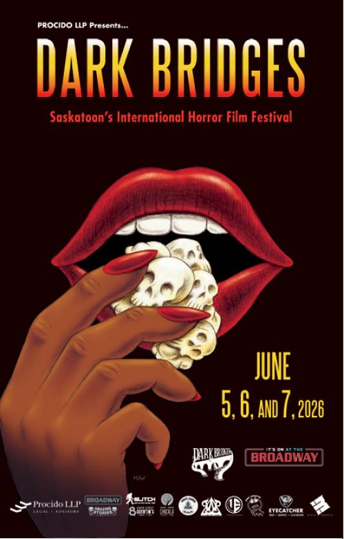 Poster for Dark Bridges Festival Wristband! 