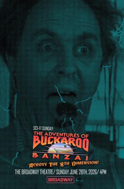 Poster for The Adventures of Buckaroo Banzai (Sci-Fi Sunday)
