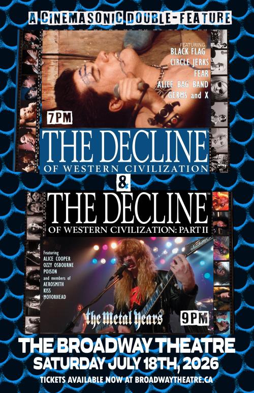 Poster for The Decline of Western Civilization - PT2: The Metal Years (Cinemasonic)