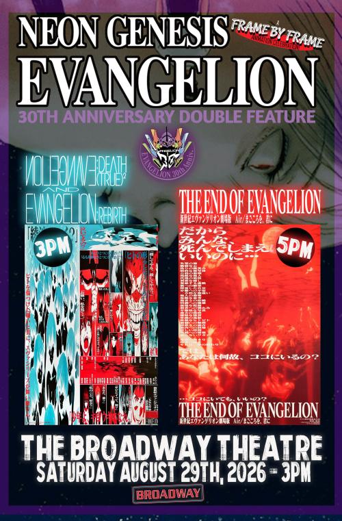 Poster for EVANGELION:DEATH (TRUE)² & REBIRTH - Evangelion Double-Feature (Frame by Frame)