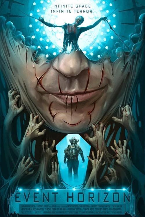 Poster for Event Horizon (An Art of Terror Sam Neill Genre Tribute!)