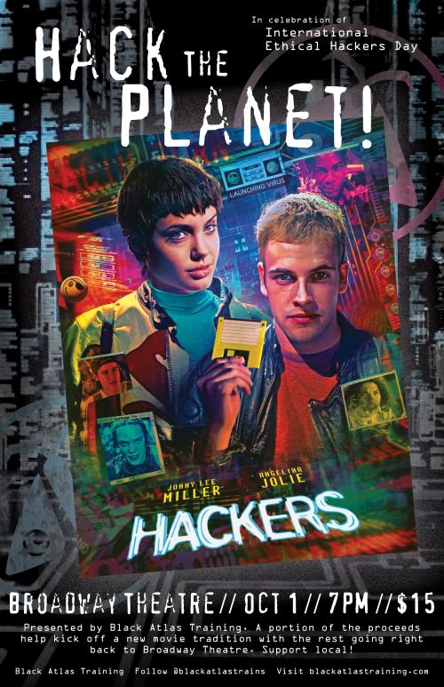 Poster for Black Atlas Training Presents: Hackers (1995)