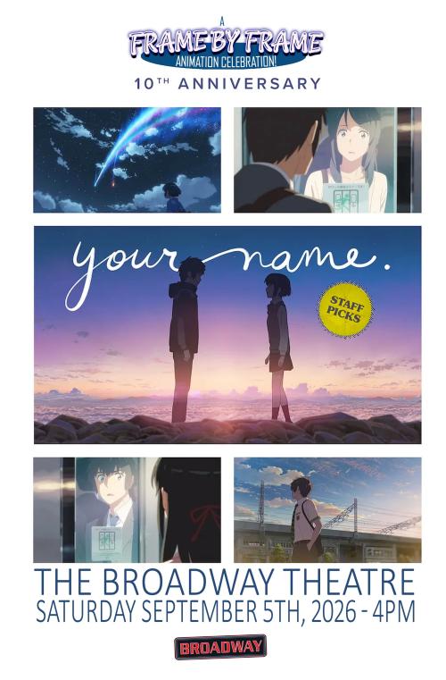 Poster for Your Name (A Frame By Frame Animation Celebration)