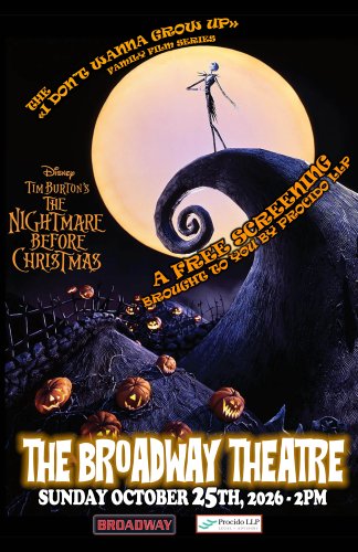 Poster for The Nightmare Before Christmas - A Free Family Screening brought to you by Procido LLP!