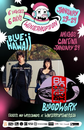 Poster for Blue Hawaii | Bloodwork | Winterruption Close Out Party! 