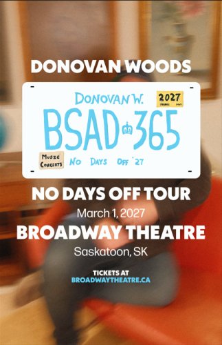 Donovan Woods: No Days Off Tour